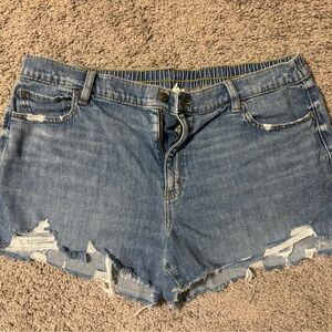 Aerie Light Blue Denim Shorts